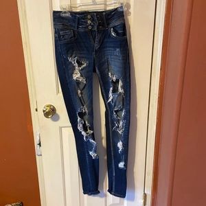 KanCan Distressed Skinny Jeans